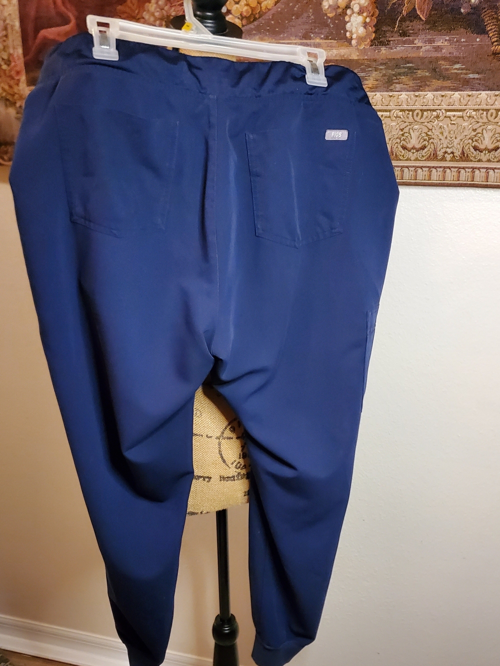 FIGS Zamora Jogger Navy Scrub Pants XL/XXL Zip Cargo